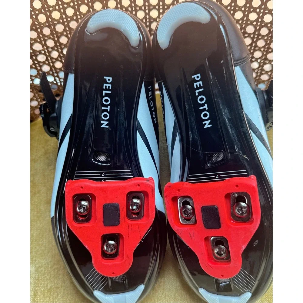 Peloton Indoor Cycling Shoes EU 38 US Women's 7.5 Black Look Delta Cleats spin